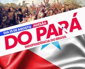 15 de agosto, Dia da Adesão do Pará Em 1823, o Pará era a única província que ainda não tinha aderido à Independência do Brasil, ocorrida no dia 07 de setembro. Um ano depois a Província do Pará passa a aderir ao Brasil