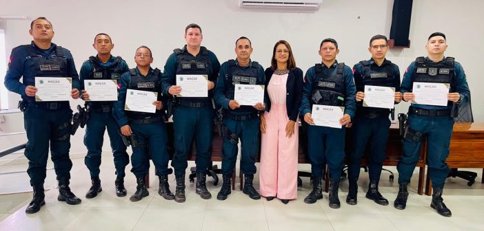 Policiais militares recebem Moção de Aplausos da Câmara Municipal de Senador José porfírio